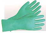 ニトリルラテックス手袋ＬＡ132石綿（アスベスト）対策用