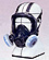 DR165U2W全面型防じんマスク