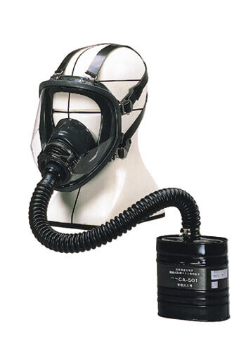GM161全面型防毒マスク（ガス濃度２．０％以下） □防護服．ＣＯＭ□